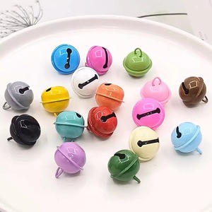 Campana Redonda Pintada de Colores de 22mm de Hierro con Pintura al Horno, Adorno para Mascotas, Llavero, Colgante para Teléfono, Accesorio - Product Image 1