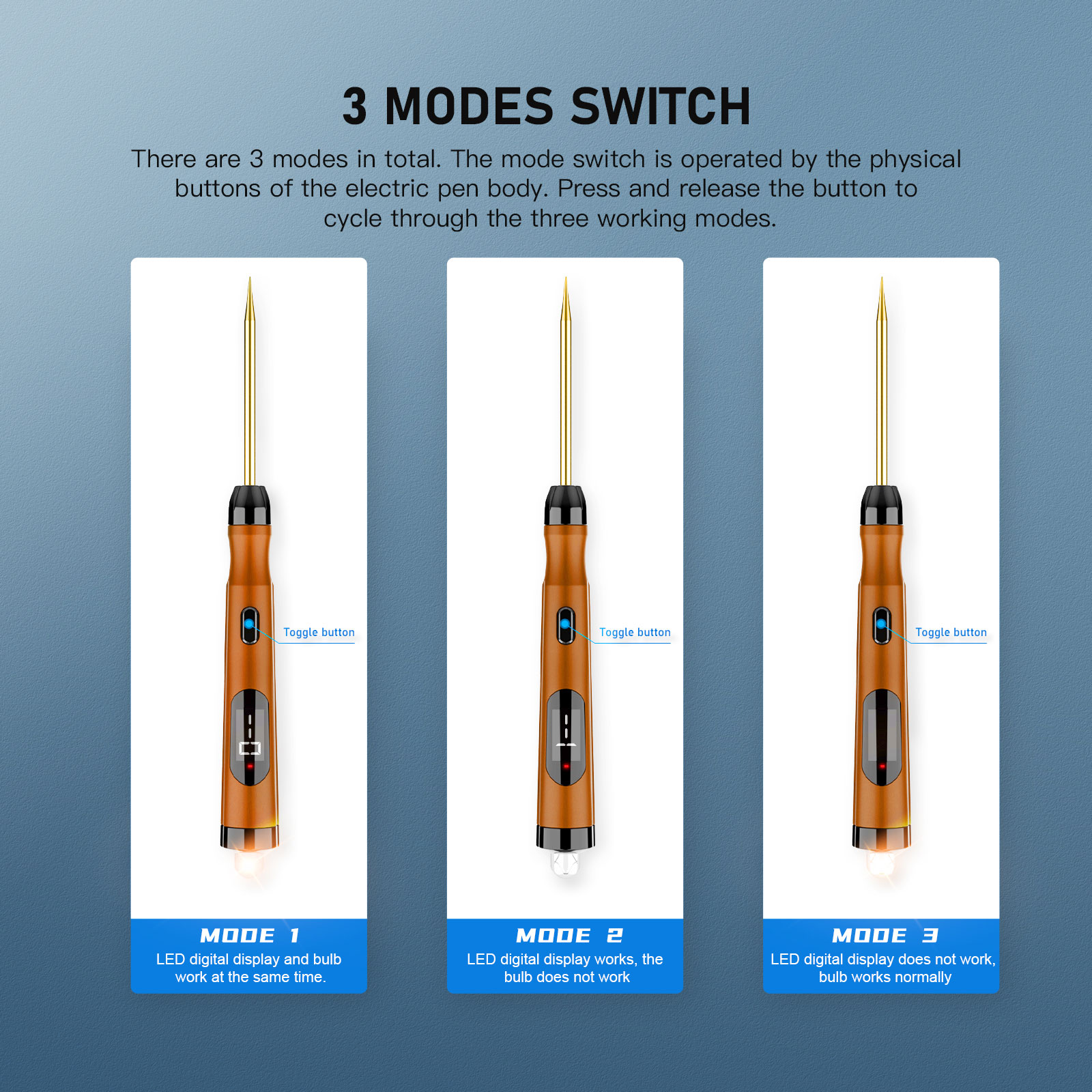 5-30V Automobile circuit maintenance Induction Automotive Test Light Digital LED Circuit Tester by Autodiag