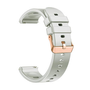 สายรัดซิลิโคน18มม. สำหรับผู้หญิงสมาร์ทวอทช์แบบลำลอง, สายรัดข้อมือซิลิโคนมันวาวสำหรับ Vivoactive <span class=keywords><strong>3S</strong></span> 4S viove vom3 S - Product Image 5