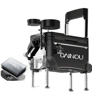 New Ultra Light Multi-functional Thickened Back Lift <b>Canvas</b> Waterproof Fishing <b>Backpack</b> Fishing Rod Holder 10L 3-Layer Fishing - Product Image 1