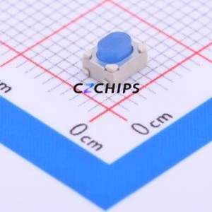 K2-1808GN-A4SW-04 Tactile Switch SMD Switch Single Pole Single Throw Oval Button 2.5N Vertical Mount - Product Image 1