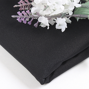 Venta al por mayor 59% <span class=keywords><strong>Nylon</strong></span> 41% Spandex tejido liso Color negro traje de baño tela en stock - Product Image 1