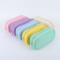 Étui à crayons en nylon grande capacité, étui à stylos imperméable, trousse à papeterie, trousse à crayons kawaii à fermeture éclair pour étudiants, école, bureau, campus