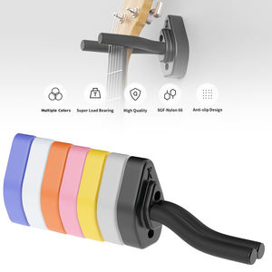 1 סט של 7pcs בעל גיטרה ססגוניות קיר הר גיטרות חשמליות hanger לעמוד מתכוונן עבור גיטרה בס בנג 'ו <span class=keywords><strong>uke</strong></span> - Product Image 4