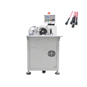 Marcado y contracción de tubo retráctil de alambre Inserción automática de Tubo termorretráctil con máquina de función de impresión