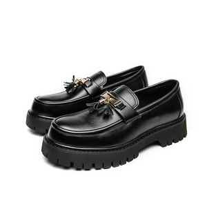 Zapatos Oxford de Piel Genuina para Hombre, Estilo Loafers, Diseño de Alta Calidad, Fáciles de Usar, Tallas Grandes, Zapatos de Vestir - Product Image 1
