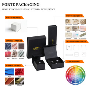 FORTE Fanxi - Juego de Cajas de Regalo de Papel Kraft de Lujo a Precio Económico para Pendientes, Anillos, Pulseras y Joyería - Product Image 5