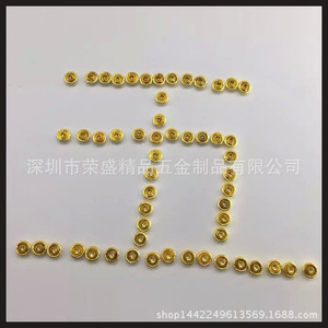 Mushroom <b>Nails</b> Shoe Buckle 7mmx7mm <b>Brass</b> Clothing Shoes Bags Decorations - Product Image 5
