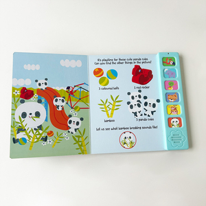 Audiolibro per bambini con pulsante per bambini Audio libri Audio per educazione per bambini Sound Book casa su misura OEM - Product Image 3