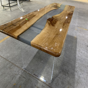 Mesa de resina epoxi de estilo natural Log <span class=keywords><strong>Creek</strong></span> - Product Image 3