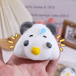 Jouet à presser en silicone en forme de hamster mignon, jouet de décompression pour enfants, cadeau anti-stress, jouets collants - Product Image 5