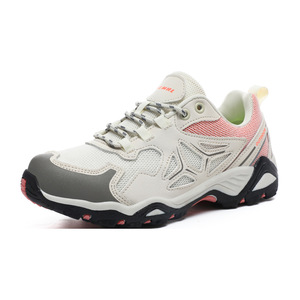 <span class=keywords><strong>Scarpe</strong></span> da Trekking Unisex Bicolore Beige Rosa Grigio, Leggere, <span class=keywords><strong>per</strong></span> Escursionismo, Glamping, Campeggio in Auto, Overlanding - Product Image 1