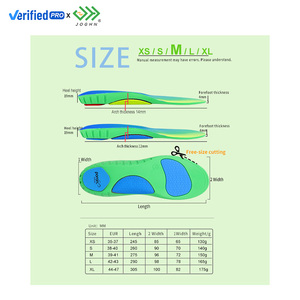 JOGHN Verstelbare Booghoogte Twee Sets Vervangbare Boogplaten PU Inlegzolen Verwijderbare Schoeninlegzolen Orthopedische Inlegzolen - Product Image 6