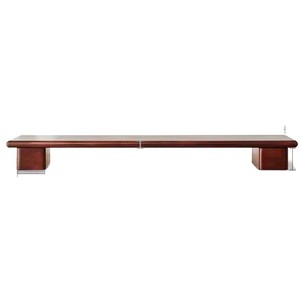 Wooden Monitor Stand <b>Desktop</b> <b>Shelf</b> Solid Wood Single Layer For Computer Office Desk Storage Rack - Product Image 5