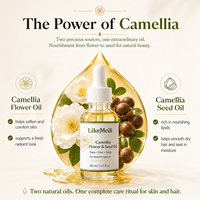 Huile de graines de camélia naturelle 30ml – Huile de beauté légère pour le visage, les cheveux et le corps – Brillance, adoucissement, hydratation quotidienne