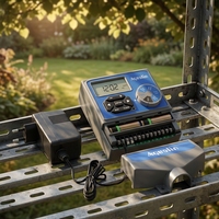 Contrôleur d'irrigation automatique 8 stations, minuterie d'eau à piles DC 3V pour jardin, pelouse, ferme, extensible 4-6-8 zones