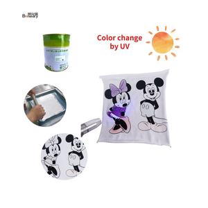 Encre photochromique de sécurité pour sérigraphie, encre à décoloration solaire, changeant de couleur sous la lumière du soleil, pour vêtements de mode et cadeaux - Product Image 4