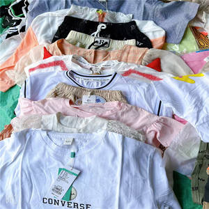 Fabrika <span class=keywords><strong>Overstock</strong></span> çeşitli pamuk yaz çocuk giyim gümrükleme satış bebek üstleri etekler pantolon kızlar yaşlı çocuklar için yeni ucuz - Product Image 1