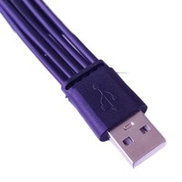 Divisor Micro USB 5 en 1 de 20 cm, Cable de Carga Rápida de 2 A para IOS, Computadora, Teléfono, Banco de Energía, Altavoz, Auriculares