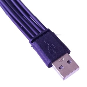 Câble de charge rapide 5 en 1 Micro USB <span class=keywords><strong>Splitter</strong></span> 20 cm pour ordinateur IOS, téléphone, batterie externe, haut-parleur - Product Image 2