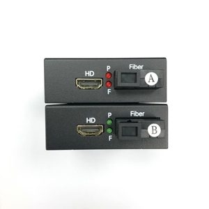 ตัวแปลงไฟเบอร์ออปติก HDMI 1 ช่อง 1 คู่ 1080P ตัวขยายวิดีโอไฟเบอร์ออปติก HDMI ตัวรับส่งสัญญาณวิดีโอไฟเบอร์ HDMI - Product Image 5