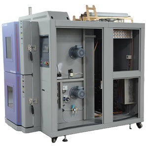 Chambre de simulation climatique à deux zones personnalisée Chambre d'essai d'impact de température de produits électroniques pour le domaine de l'industrie aérospatiale - Product Image 2
