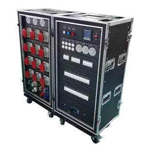 22 way power distro box with 63A waterproof plug electrical power box distributor for stage lights