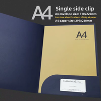 Pochette de présentation A5 personnalisée avec illustration, impression décorative, papier multi-pages, marquage à chaud, logo pour entreprise