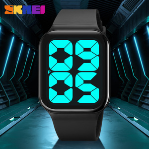 Skmei Electronic Watch Lcd Display Tpu Strap Unisex Waterproof 50m Casual Smart Watch For Students And Couples - Product Image 3