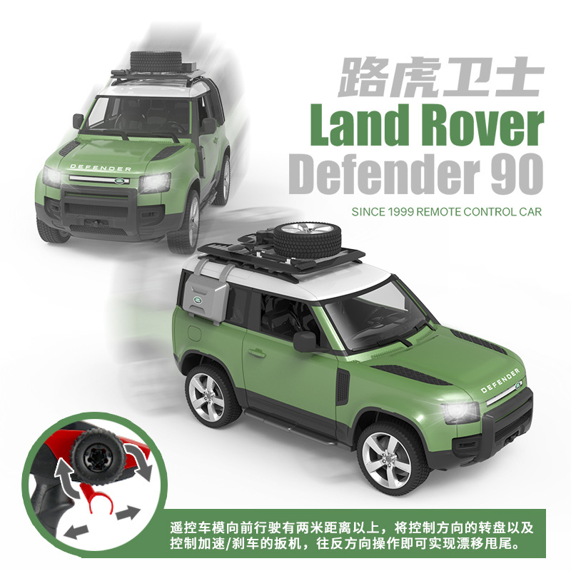 1/12 Land Rover Defender Radio Control Toy Car for Kids