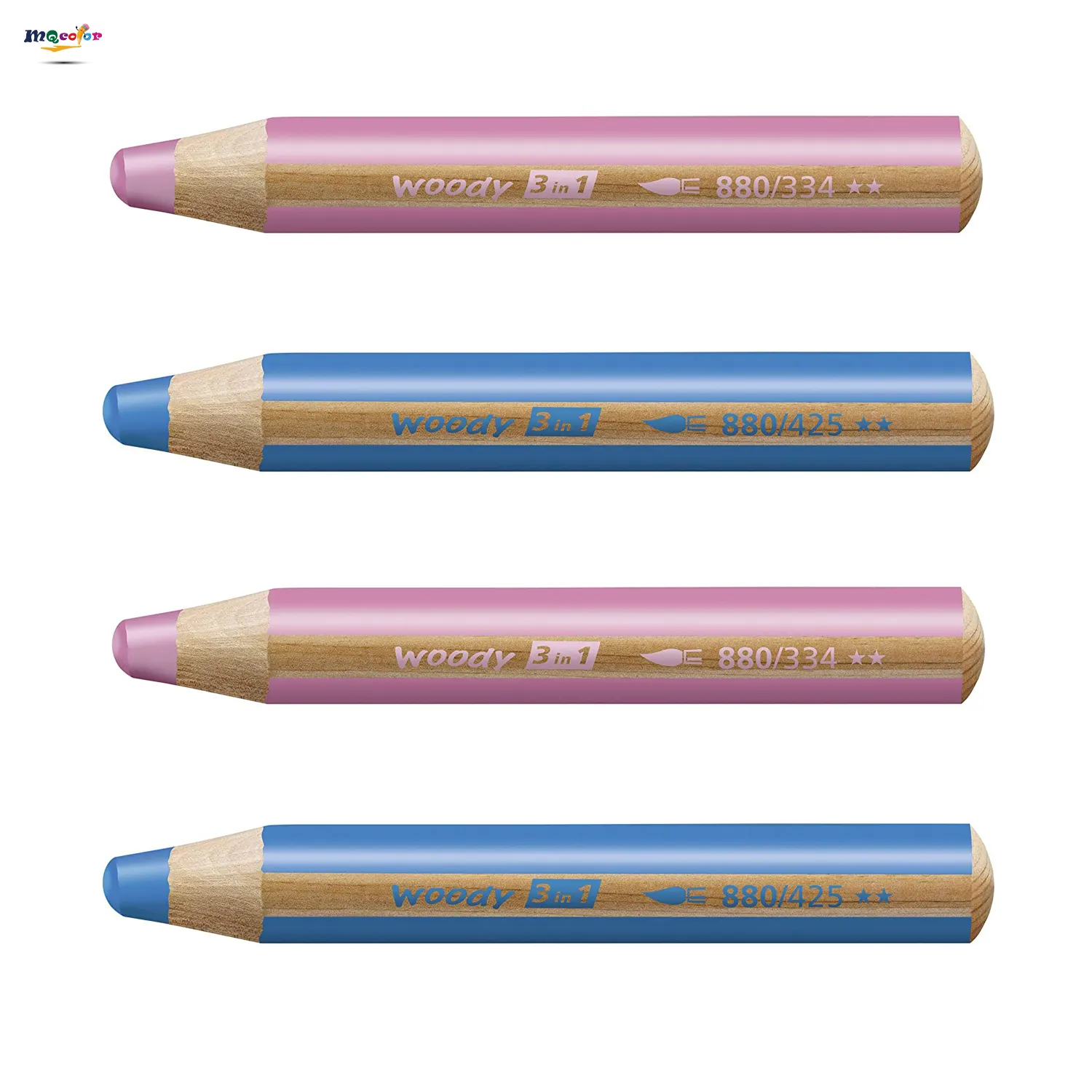 वुडी 1 में 3 के लिए बहु-प्रतिभाशाली चित्रांकनी रंगीन पेंसिल Stabilo