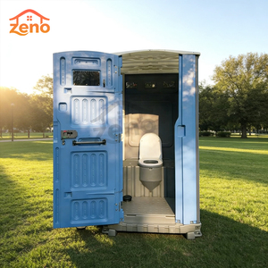 WC Portatile ZENO in Plastica HDPE, Bagno Mobile Moderno Pieghevole per Cantieri e Uso Esterno - Product Image 1