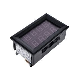 0.28 인치 디지털 DC 전압계 전류계 <span class=keywords><strong>4</strong></span> 비트 5 전선 DC 200V 10A 전압 전류 미터 전원 공급 장치 레드 블루 듀얼 디스플레이 - Product Image 2