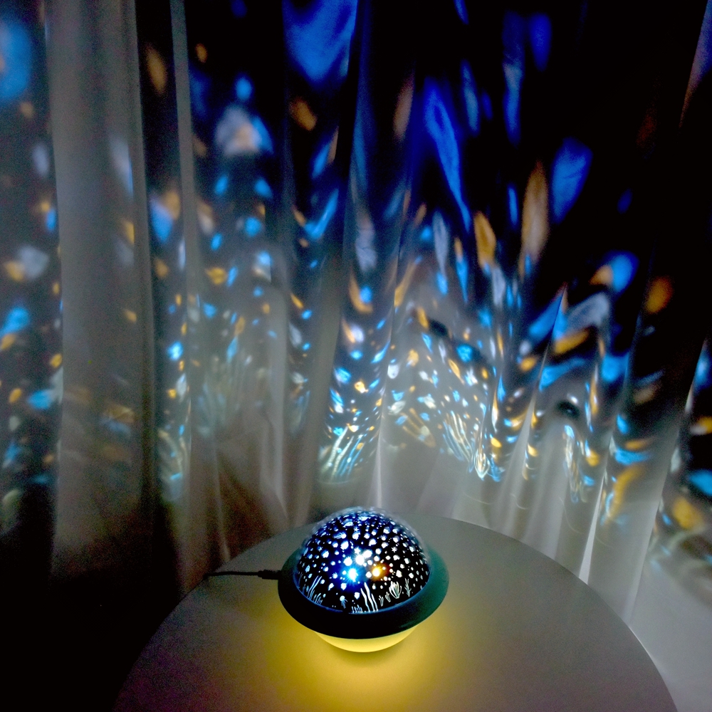 Романтическое украшение малыша подарок детям многоцветный красочный свет волны океана ночь проектор