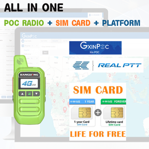 G-200 <span class=keywords><strong>Mini</strong></span> 4G POC Talkie-walkie élégant et coloré, tendance USA, Kanglong, carte SIM, couverture mondiale 5000 km, résistant à l'eau IPx4, pour événements - Product Image 6