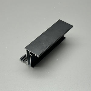 6063 personalizzata T5 T6 profili telaio finestra in alluminio <span class=keywords><strong>Ecuador</strong></span> rivestimento in polvere nero profili in alluminio porta finestra profili in alluminio - Product Image 2