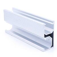 Solution de montage solaire de haute qualité, support de rail de toit en alliage d'aluminium durable, structure PV, rail de montage solaire
