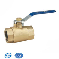 Válvula de Bola Manual de Latón OEM Cf8m 1000 WOG DN20 PN40 CW617N DN10 para Control de Agua