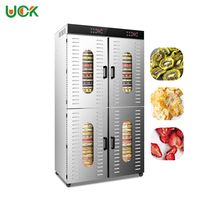 Roestvrijstalen 80 Trays Elektrisch Aangedreven Voedseldehydrator Voor Fruitgroentedroger Commerciële Rundvlees Jerky Droogmachine