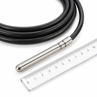Sensor Suhu Digital DS18B20 dengan Segel Gulung, Tahan Air dan Tahan Minyak, Kabel RVVP Berkualitas Tinggi