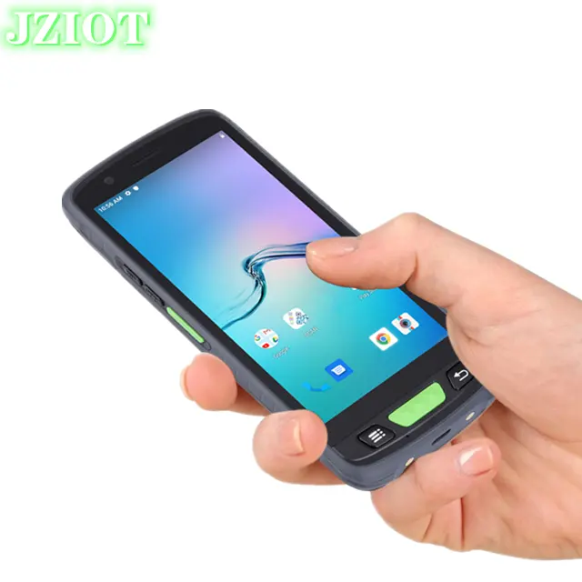 JZIOT V9100 android uhf rfid handheld gerät mit 4G/GPS/WiFi/BT laser Barcode lesen PDA barcode scanner android 9.0 5,5 zoll