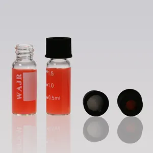 Aijiren 1.5ml 8-425 Neck Screw Thread Small Opening Laboratory Glass Vials für verkauf