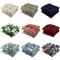 Coussin de chaise en rotin pour l'extérieur et l'intérieur, design à pois en forme de U, imperméable et résistant aux UV, design personnalisable