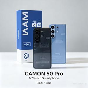 Teléfono móvil CAMON 50 Pro, pantalla AMOLED de 6.78 pulgadas, 5G, color negro azulado, FHD, 120Hz, Octa Core, Android 13, cámara trasera de 108MP - Product Image 1