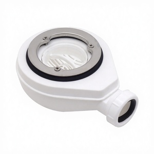 GUIDA 71800201 Siphon de <span class=keywords><strong>douche</strong></span> moderne en plastique 55L/min Débit rapide 30mm Bouchon d'étanchéité léger pour cabine de <span class=keywords><strong>douche</strong></span> Nettoyage facile - Product Image 3