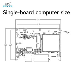 ECB20-6Y28A5ME8G-I i.MX6ULL Linux SBC, 792MHz 512MB บอร์ดคอร์ฝังตัวอุตสาหกรรมพลังงานต่ำ รองรับ ODM EBYTE - Product Image 6