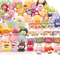 3D Cartoon Fruit Resin Miniatuur Poppenhuis Accessoires Dieren Figuurje Glow-in-the-dark Blind Bag Verrassing Kinderspeelgoed Groothandel