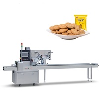 Machine d'emballage automatique de flux de fruits à séchage Nouveau Bafu Gâteau Biscuits Biscuits Machine d'emballage Sachet en plastique Sacs Film Feuille Alimentaire Chimique