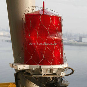 크기 40x65 100x100 유연한 스테인레스 스틸 304 손으로 짠 와이어 로프 메쉬 가방 배낭 도난 방지/램프 낙하 방지 - Product Image 6