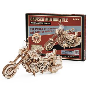 Certificato CPC Robotime Rokr adulti fai da te regalo artigianale in <span class=keywords><strong>legno</strong></span> LK504 modello Cruiser moto <span class=keywords><strong>3D</strong></span> <span class=keywords><strong>puzzle</strong></span> in <span class=keywords><strong>legno</strong></span> - Product Image 5